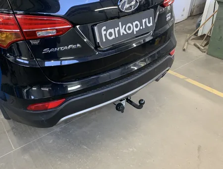 Фаркоп Лидер Плюс для Hyundai Santa Fe 2012-2018, (вкл.Grand) H224-A в Кемерово