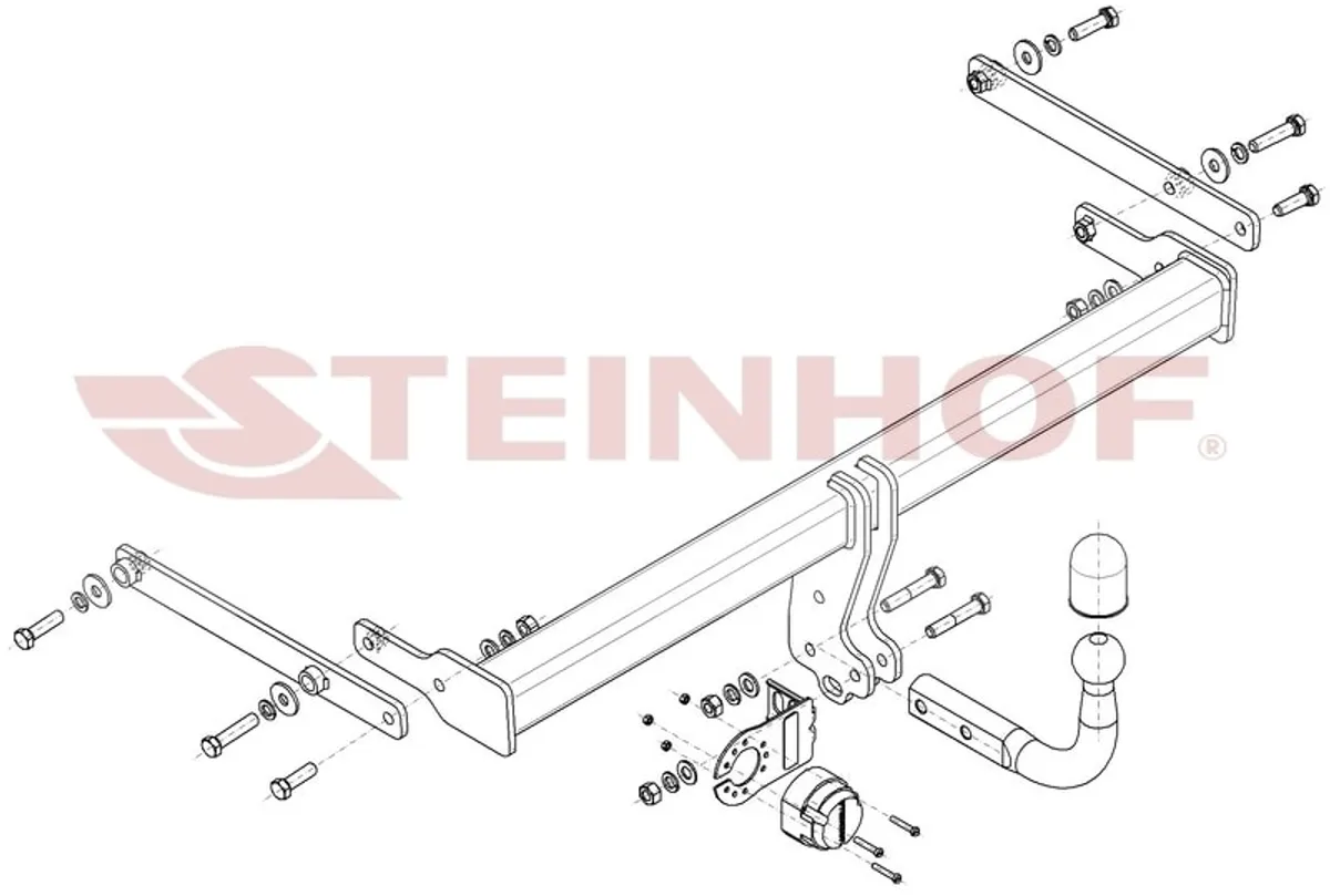 Фаркоп Steinhof для Mazda 3 (седан) 2019- Арт. M-061 M-061 в Кемерово