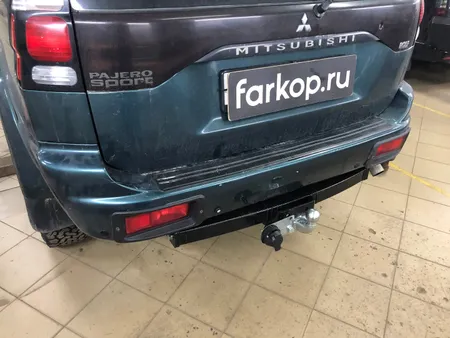 Фаркоп Лидер Плюс для Mitsubishi Pajero Sport 1998-2008 M107-F в Кемерово
