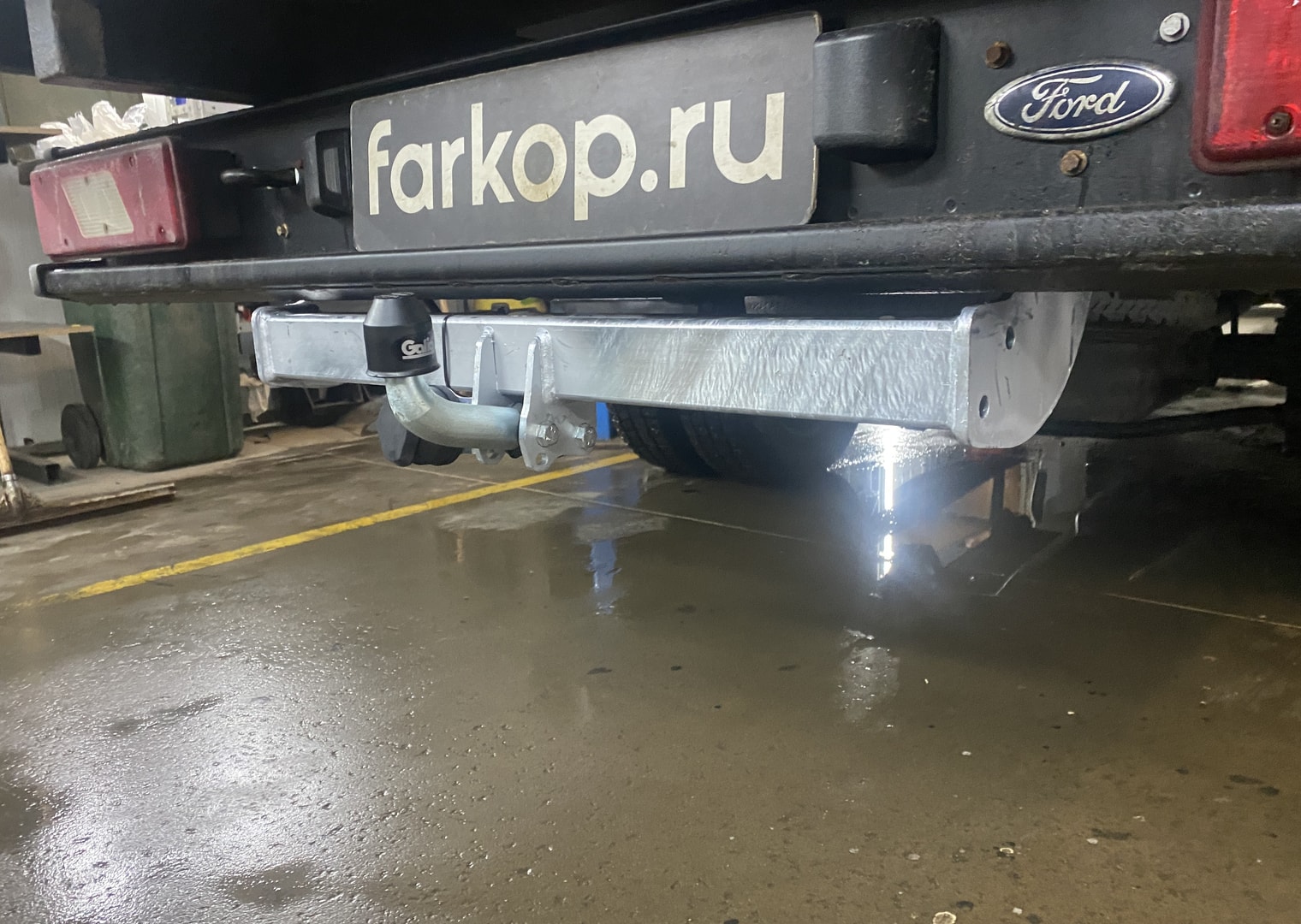 Установили фаркоп Galia для Ford Transit 2014-2026 г. в.
